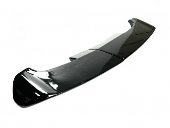 Спойлер козирок Toyota Land Cruiser 105 1998-2007 распашонка 2 двери ABS пластик, чорний глянець