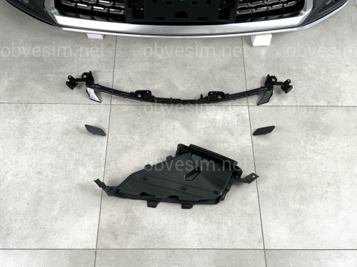 Бампер передній у зборі OEM Lexus RX 2019-2022 решітка під камеру