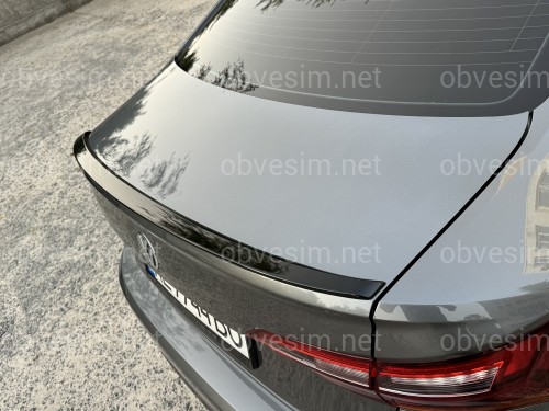 Спойлер ліп Volkswagen Jetta 7 2018+ ABS пластик, колір чорний глянець