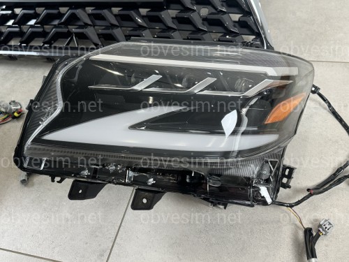 Комплект рестайлінгу Lexus GX 460 2014-2019 в 2020+ (фари, решітка )