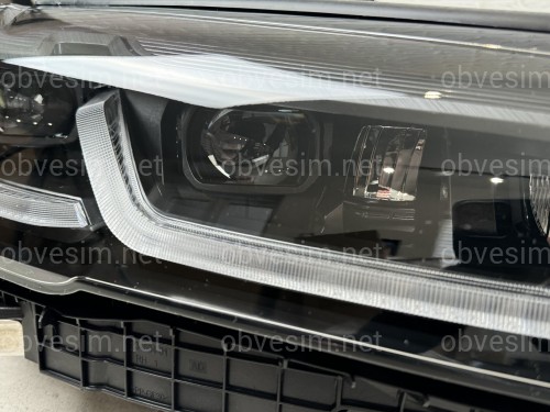 Фари Shadow Line LED LCI 2020+ рестайлінг для BMW G30 / G31 2016-2020 2шт. із заміною бампера на 20+