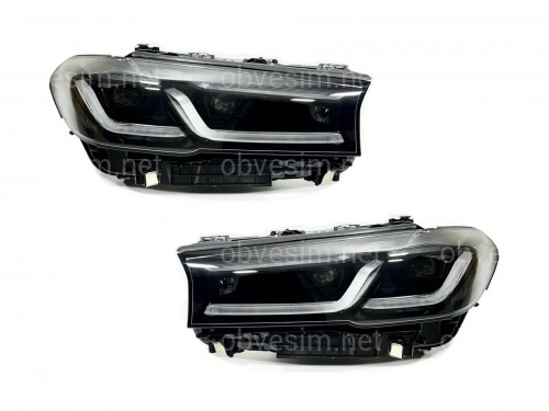 Фари Shadow Line Adaptive LED LCI рестайлінг для BMW G30 / G31 2020-2023 2шт. комплектні з блоками