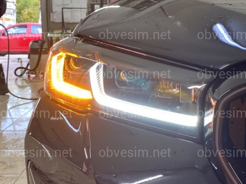 Фари Shadow Line LED LCI 2020+ рестайлінг для BMW G30 / G31 2016-2020 2шт. із заміною бампера на 20+