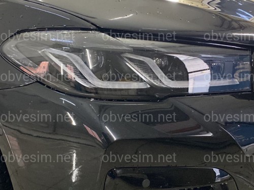 Фари Shadow Line LED LCI 2020+ рестайлінг для BMW G30 / G31 2016-2020 2шт. із заміною бампера на 20+