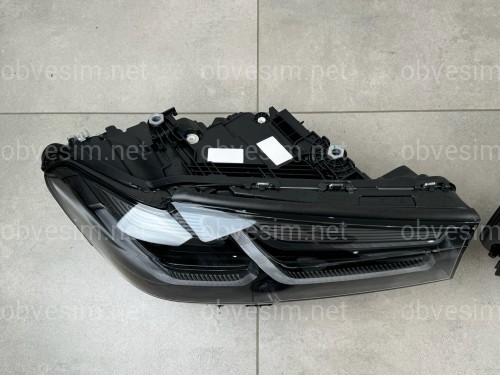 Фари Shadow Line LED LCI 2020+ рестайлінг для BMW G30 / G31 2016-2020 2шт. із заміною бампера на 20+