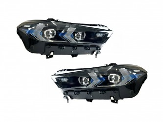 Фари Full LED LCI 2023+ рестайлінг замість дорестайлінгових BMW X5 G05 X6 G06 2018-2022 2шт. з заміною бампера на 2023+