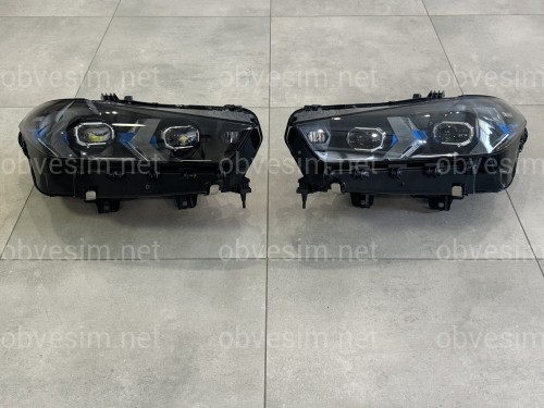 Фари Full LED LCI 2023+ рестайлінг замість дорестайлінгових BMW X5 G05 X6 G06 2018-2022 2шт. з заміною бампера на 2023+