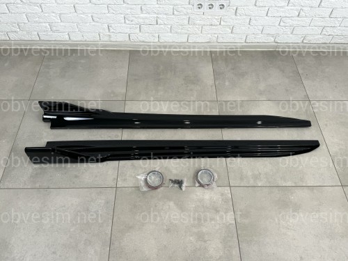 Накладки під пороги Paradigma M-Perfomance BMW X5 F15 2шт., колір чорний глянець