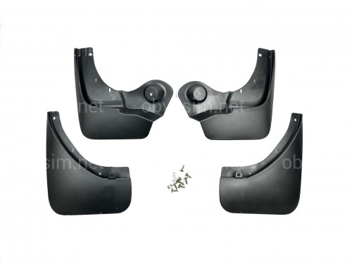 Бризковики Renault Dacia Duster 2010-2017, комплект 4шт.