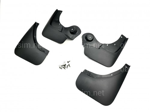Бризковики Renault Dacia Duster 2010-2017, комплект 4шт.