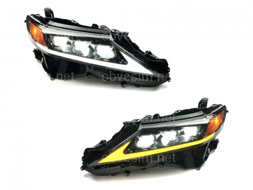 FULL LED фари 3 лінзи для Toyota Camry 70 USA 2017-2024