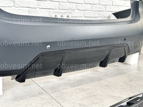 Комплект обвісу M paket LCI BMW 3 series G20 2023+ (передній / задній бампер, пороги, насадки на труби)