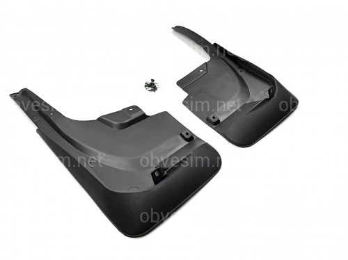 Бризковики задні Toyota Land Cruiser 200 2007-2015 під підницю обвіс Urban Sport, комплект 2шт.