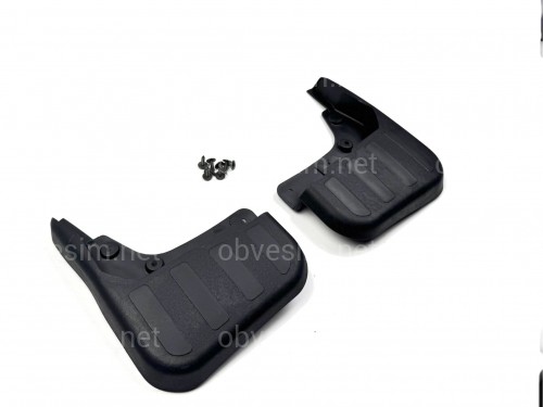 Бризковики передні для Mercedes Benz GLK X204 2008–2015 (без порога), комплект 2 шт