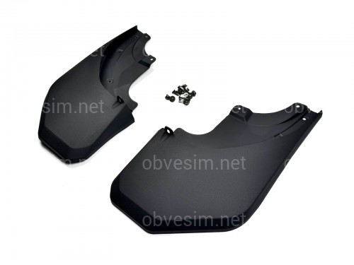 Бризковики задні Toyota Land Cruiser Prado 250 2024+, комплект 2 шт.