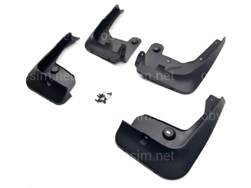 Бризковики BMW X3 F25 / X4 F26 M-Paket 2014-2018, комплект 4 шт.