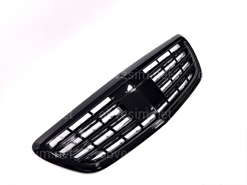 Решітка радіатора без радару BLACK ДЛЯ AMG для Mercedes-Benz S-class W222 2013-2020