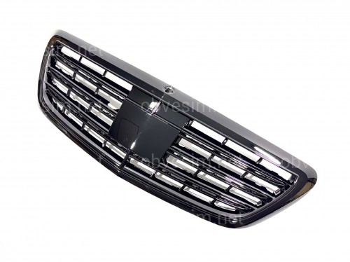 Решітка радіатора без радару BLACK ДЛЯ AMG для Mercedes-Benz S-class W222 2013-2020