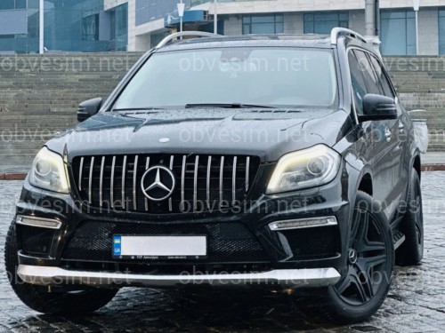 Решітка радіатора GT CROME Mercedes-Benz GL class X166 2012-2015 ДЛЯ AMG