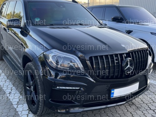 Решітка радіатора GT BLACK Mercedes-Benz GL class X166 2012-2015 ДЛЯ AMG