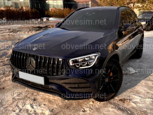 Решітка радіатора GT BLACK ДЛЯ AMG  Mercedes AMG GLC-Class X253 / C253 2020-2023