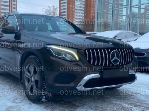 Решітка радіатора GT CHROME Mercedes GLC-Class X253 / C253 2015-2019