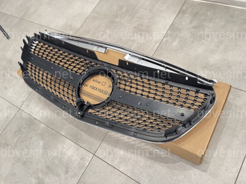 Решітка радіатора DIAMOND BLACK Mercedes Benz Vito W447 2014-2019