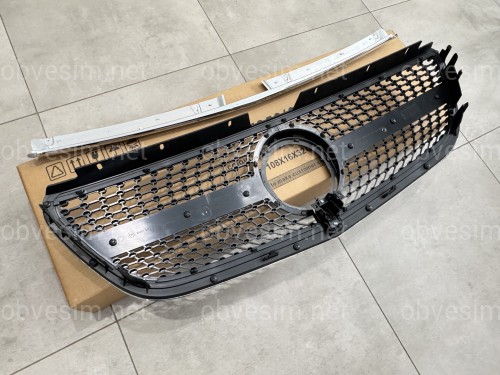 Решітка радіатора DIAMOND SILVER Mercedes Benz Vito W447 2020-2023 ДЛЯ AMG І ЗВИЧАЙНОГО