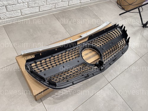 Решітка радіатора DIAMOND SILVER Mercedes Benz Vito W447 2014-2019