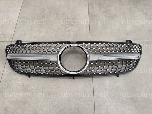 Решітка радіатора DIAMOND Mercedes Benz Vito W639 2003-2009