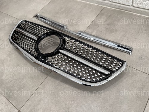 Решітка радіатора DIAMOND BLACK Mercedes Benz Vito W447 2020-2023
