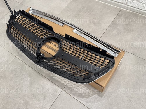 Решітка радіатора DIAMOND BLACK Mercedes Benz Vito W447 2020-2023
