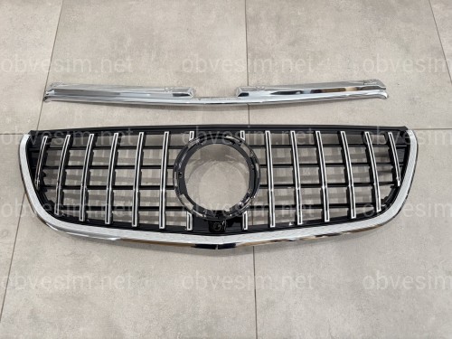 Решітка радіатора GT CHROME Mercedes Benz Vito W447 2020-2023