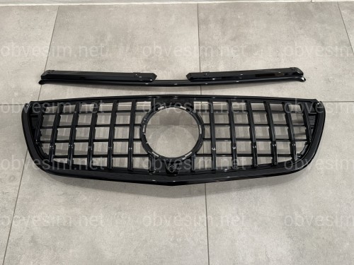 Решітка радіатора GT BLACK Mercedes Benz Vito W447 2014-2019