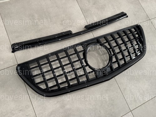 Решітка радіатора GT BLACK Mercedes Benz Vito W447 2014-2019