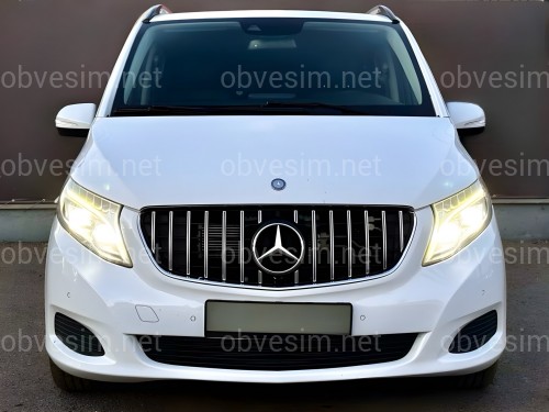 Решетка радиатора GT CHROME Mercedes Benz V-class W447 2020-2023 ЗВИЧАЙНИЙ НЕ AMG