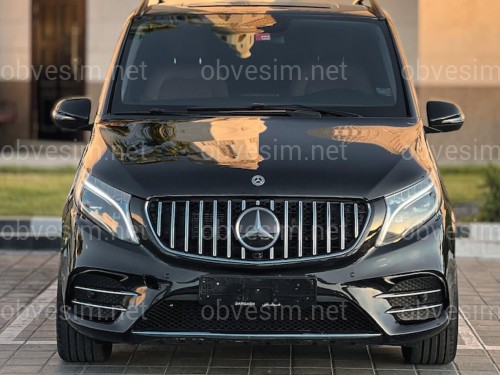 Решітка радіатора GT CHROME Mercedes Benz V-class W447 2020-2023 ДЛЯ AMG