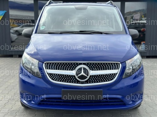Решітка радіатора DIAMOND SILVER Mercedes Benz Vito W447 2020-2023 ДЛЯ AMG І ЗВИЧАЙНОГО