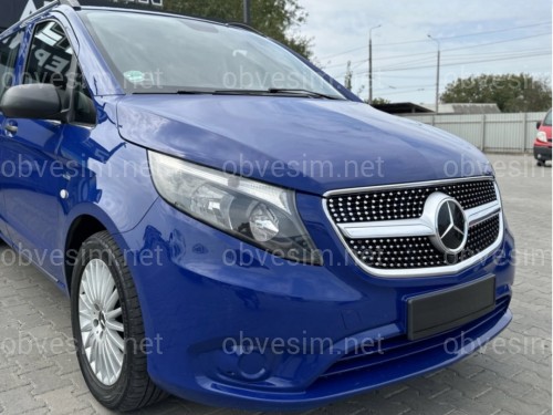 Решітка радіатора DIAMOND SILVER Mercedes Benz Vito W447 2020-2023 ДЛЯ AMG І ЗВИЧАЙНОГО