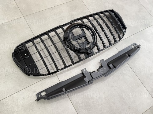 Решітка радіатора GT BLACK Mercedes GLS Class X167 2019-2022