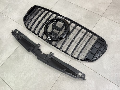 Решітка радіатора GT BLACK Mercedes GLS Class X167 2019-2022