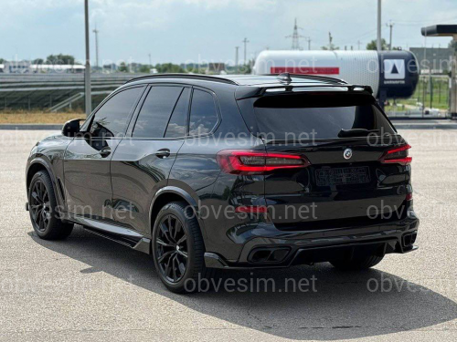 Спойлер на кришку багажника Paradigma BMW X5 G05 2018+, колір черний глянець