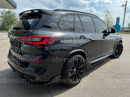 Спойлер на кришку багажника Paradigma BMW X5 G05 2018+, колір черний глянець