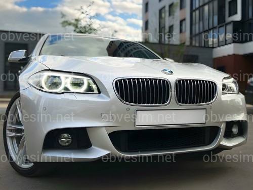 Передній бампер у зборі M Paket LCI 2013+ для BMW 5 Series F10 F11 2010-2016 ПІД ПАРКТРОННИКИ