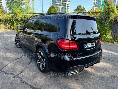 Рестайлінг комплект обвісу GLS63 AMG для Mercedes-Benz GL class X166 2012-2015