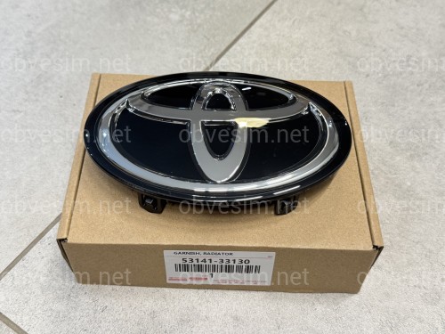 Емблема TOYOTA чорна ПІД ДИСТРОННИК 5314133130