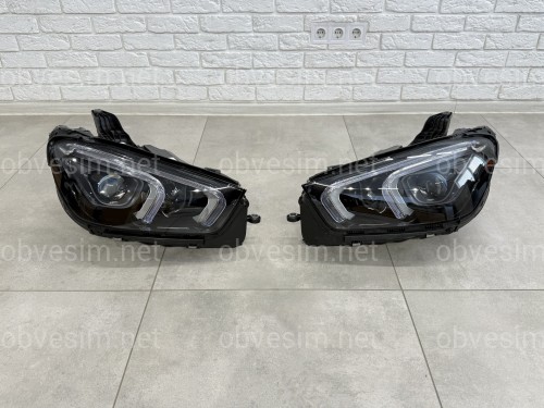 Фари Full LED Mercedes GLE-Class W167 C167 2019-2022 комплектні з блоками 2шт.