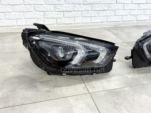 Фари Full LED Mercedes GLE-Class W167 C167 2019-2022 комплектні з блоками 2шт.