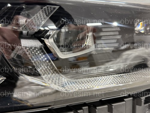 Фари Shadow Line Adaptive LED LCI рестайлінг для BMW X3 G01 F97 / X4 G02 F98 2021-2024 2шт. комплектні з блоками