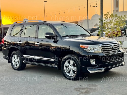 Обвіс переднього бампера Urban Sport з діодами Land Cruiser 200 рестайлінг 2012+, колір чорний 202